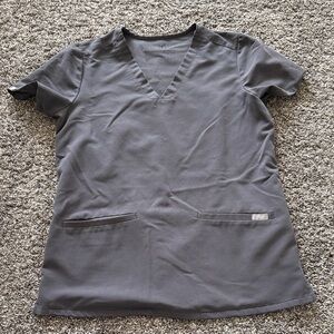 Figs Technical Collection Gray Scrub Top and bottoms set